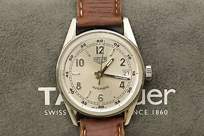 TAG Heuer Carrera Re Edition Mens 35mm Silver Dial - Fully Serviced  • £995
