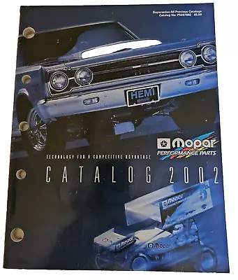 Vintage OEM 2002 Mopar Performance Parts Catalog Book P5007802 • $24