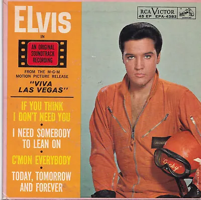 Elvis Presley 45 E.p. Picture Cover  Viva Las Vegas  Epa-4382 • $24.99