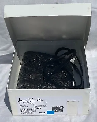 £6.99 • Buy Jane Shilton  X - Frances Clutch Or Shoulder Bag Silver Leather, Boxed