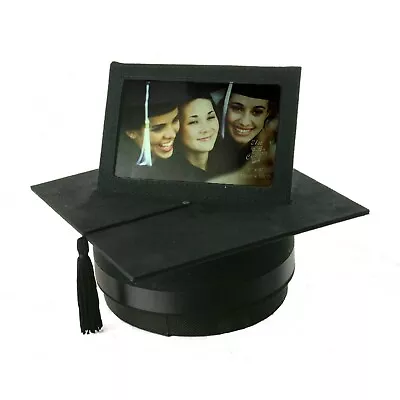Graduation Gifts Mortarboard Photo Frame Keepsakes Box University Cap Hat 6x4 • £9.95