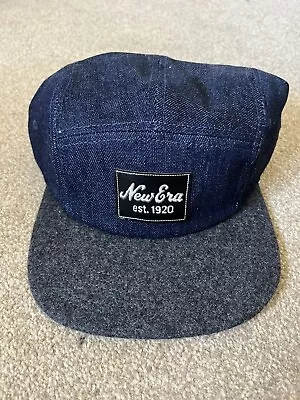 New Era 5 Panel Denim Cap • £12