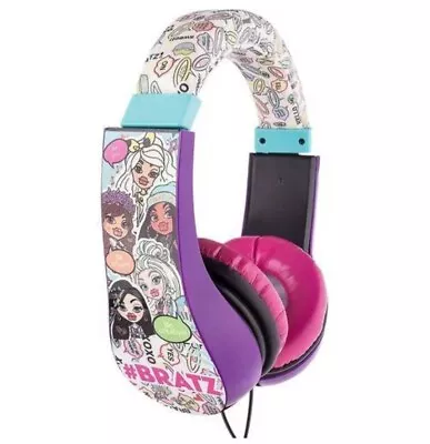 Bratz Girls Headphones Kid Safe Tech Volume Limiting Headphones • $4.99