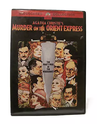  MURDER ON THE ORIENT EXPRESS (1974)  Widescreen Mystery Whodunit DVD (2004) • $3.99