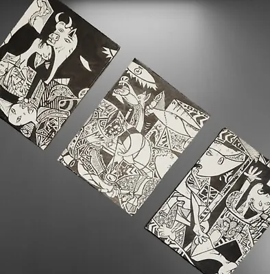 Guernica By Pablo Picasso 3 Piece Stretched Canvas Print Wall Art Decor 16 X 36 • $99