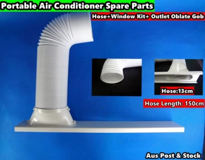 $79.20 • Buy 3PCS Portable Air Conditioner Spare Parts (Gob+Window Kit+Hose) (150cmx13cm)