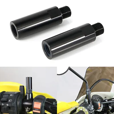 Mirror Mount Riser Extender Universal Fit For M10X1.25 Motorcycle Adapter Risers • $7.95