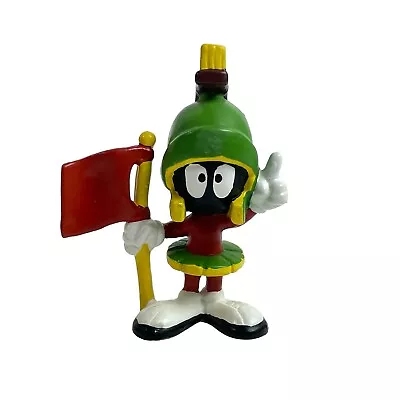 Marvin The Martian W/ Flag 1988 PVC Figure Applause 2  Tall Looney Tunes Vintage • $10.95