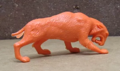 Vtg Nabisco Cereal Premium Smilodon Dinosaur Mpc Prehistoric Monster Orange • $7.99