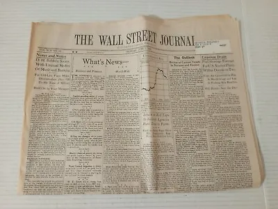 $5.99 • Buy Wall Street Journal Pacific Coast Ed June 7 1976 Baldwin Scores W Music, Banking