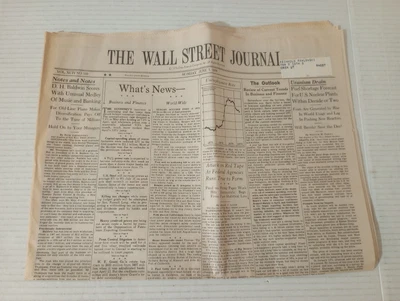 $5.99 • Buy Wall Street Journal Pacific Coast Ed June 7 1976 Baldwin Scores W Music, Banking