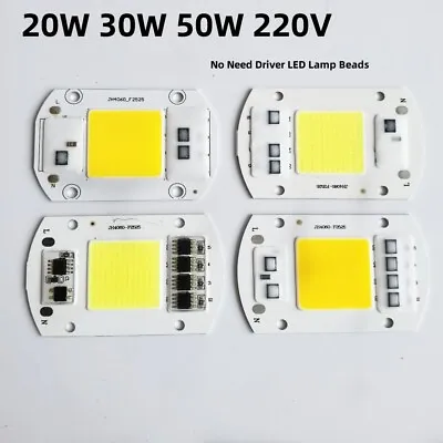 20W 30W 50W LED Floodlight COB Chip 110V/ 220V Input Integrated Smart IC Driver • $1.43