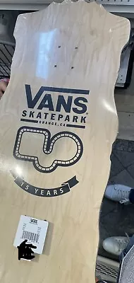 Autographed Vans 2019 Pool Party Deck.  Last Vans Pool Party Skateboard Long • $130