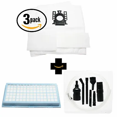 6 Vacuum Bags 6 Micro & 1 HEPA Filters For Miele Delphi W/ Micro Kit • $28.99