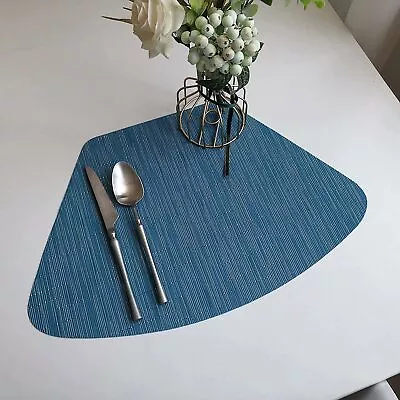 Set Of 4 12.99x18.89  Placemats Non-Slip Heat Insulation Dining Table Place Mats • $7.77