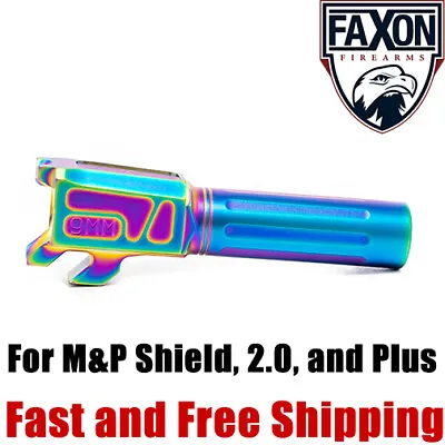 Faxon Match Grade Drop-In 9mm Barrel For M&P Shield 2.0 Plus - Chameleon PVD • $185.95