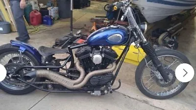 Sportster Chopper Custom 2-into-1 Exhaust Harley Detroit Brothers • $225