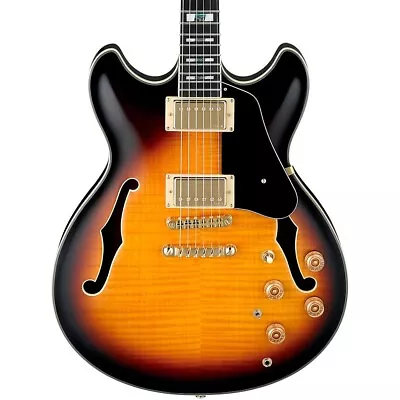 Ibanez JSM10 John Scofield Semi-Hollowbody Electric Guitar Vintage Yellow Snbrst • $1199.99
