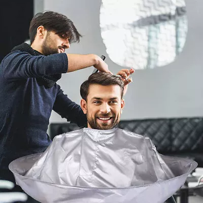 £5.14 • Buy Adults Hair Cutting Cloak Cape Haircut Gown Hairdresser Barber Salon Apron Bibs