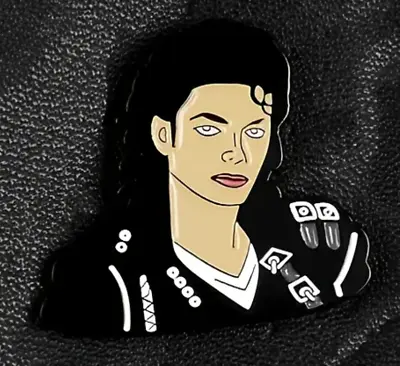 Michael Jackson - King Of Pop - Enamel Pin Brooch - FREE SHIPPING • $4.99