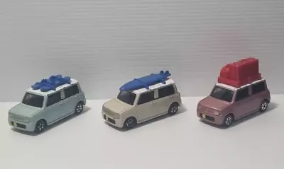 Tomica Tomy - Suzuki Lapin - Set Of 3 Cars - 1:56 - No 82 - Dated 2009 - Loose • $10