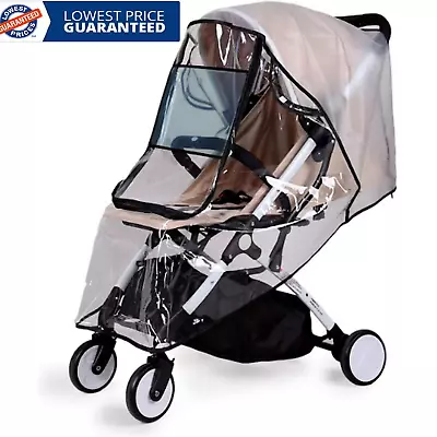 Bemece Universal Rain Cover For Pushchair Stroller. Buggy Pram Baby Travel • £8.49