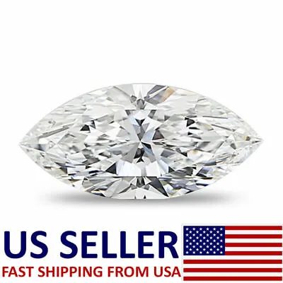 1.5X3mm .03CT Loose Moissanite Lab Grown Marquise VVS / E-G Passes Diamond TEST • $1.83