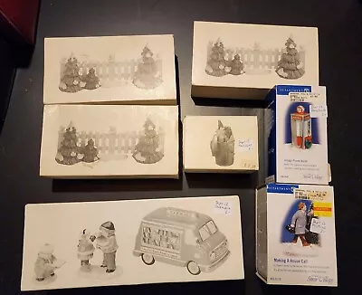 Snow Village Accessory Lot Of 7 - Excellent Condition  • $20