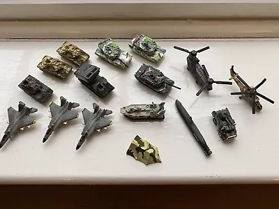 Job Lot Of Micro Machine Galoob Vintage Military Vehicles Planes Copters Etc. • £19.99