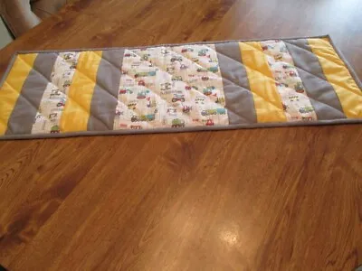 Toy Graders Print Cotton Handmade Quilted Baby Bassinet Liner Changing Pad   • $6.99