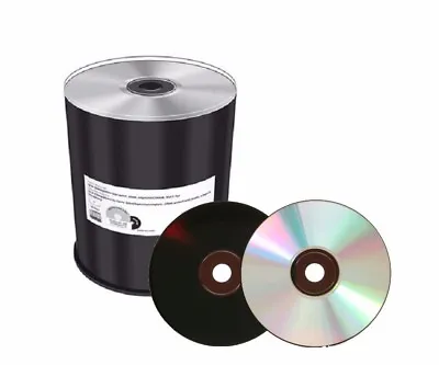 100 MediaRange Shiny Silver Black Bottom Diamond Dye 700MB 52x Blank CD MR285 • £25.99