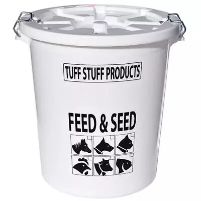 Tuff Stuff Products FS12 12 Gal & 50 Lbs Hd Feed & Seed Storage With Locking Lid • $45.15