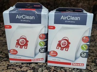 2 Boxes Miele FJM Vacuum Bags - 3D AirClean  • £24.17