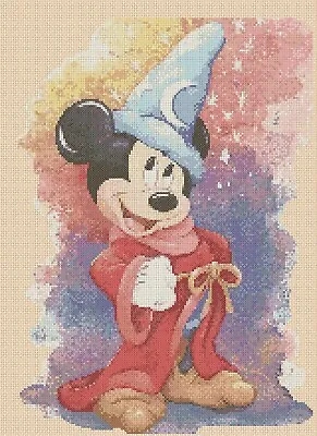 Cross Stitch Chart - Mickey Mouse - The Magician  FlowerPower37-uk • £4.80