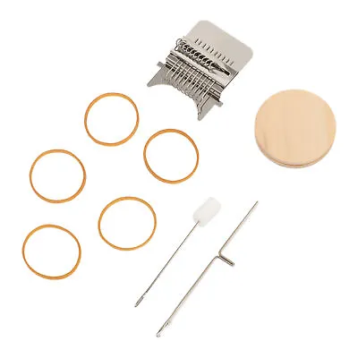 Darning Mini Loom Easy Operation Stainless Steel Wood Mini Loom Machine Part DGD • $9.54