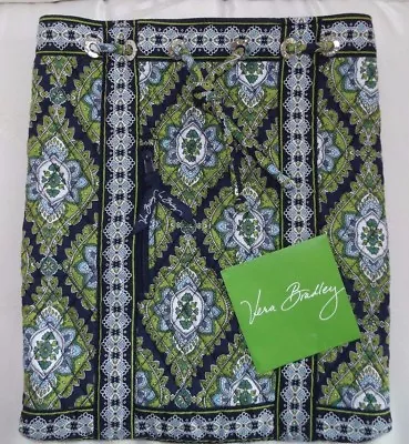 VERA BRADLEY Backsack Backpack Or Use As Purse - Cambridge Green - Perfect! • $24.95