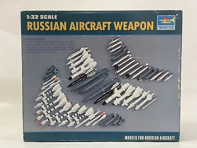 Trumpeter 1:32 Russian Aircraft Weapons Set Plastic Model Kit #3301 2006 Sealed • $79.95