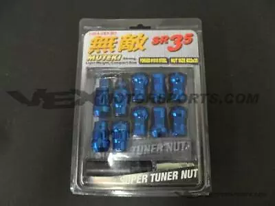 Muteki - SR35 Closed Ended Lug Nuts & Locks - Blue - 12x1.25mm • $100.61