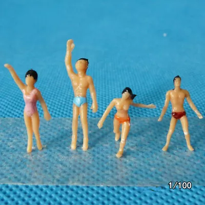 20PCS HO/OO Multiple Model Swimming People Seaside Beach Figures Different Poses • $5.68