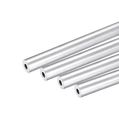 4pcs Aluminum Round Tube 6mm OD 2mm Inner Dia 250mm Length Pipe Tubing • $15.10