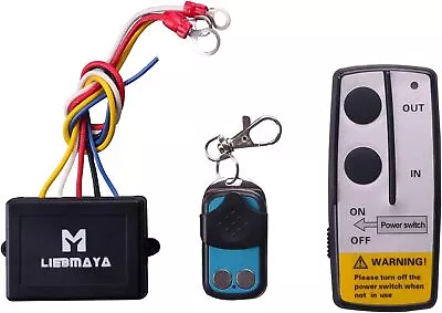  Kit De Control Remoto De Cabrestante Inalambrico Interruptor Para Camion Jee... • $30.39