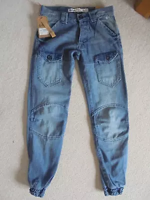 £4.99 • Buy Mens Lee Cooper Jeans Button Fly Cuffed Leg Blue W28 