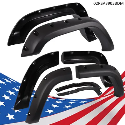 Black Fender Flares Fit For Jeep Cherokee XJ(4DR) Sport Utility 84-01 -Textured • $67.36