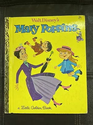 Walt Disney's Mary Poppins A Little Golden Book 1964 D1 13  A  First Edition • $10.99