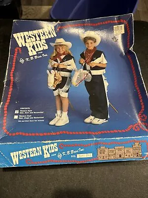 Vintage Western Kids K.B. Bros Inc Size 6-8 Costume Complete • $44.99