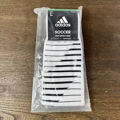 Adidas Socks Soccer Team Speed II Climalite Formotion Large White • $12.87