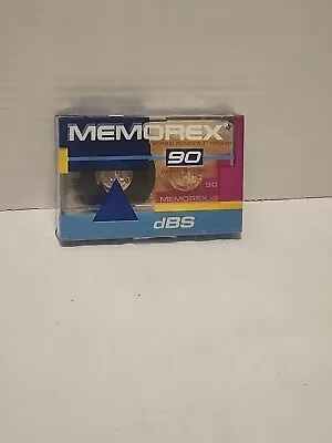 Memorex DBS 90 Minutes Audio Cassette Blank Tape Normal Position I ~ NEW • $1.96