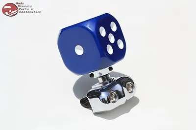 Steering Wheel Clamp On Blue Dice Suicide Brody Spinner Knob Hot Rat Rod Truck • $54.03