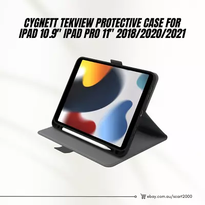 Cygnett TekView Protective Case For IPad 10.9  IPad Pro 11  2018/2020/2021 • $45