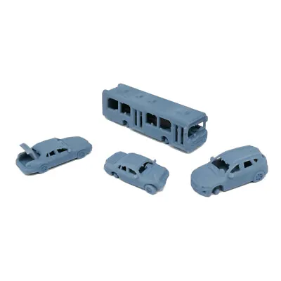 Outland Models Railway Scenery Accessory Abandoned Vehicles Set 1:160 N Gauge • £9.59